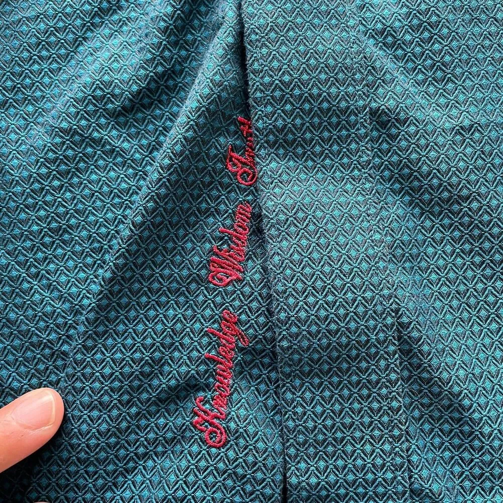 Robert Graham Mens L Classic Fit Geometric Pattern Paisley Cuff Long Sleeve - Picture 7 of 7